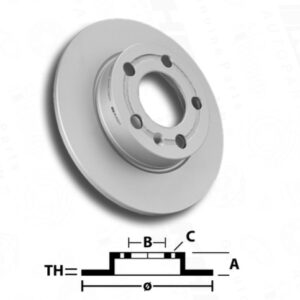 دیسک چرخ عقب برلیانس H330-H320